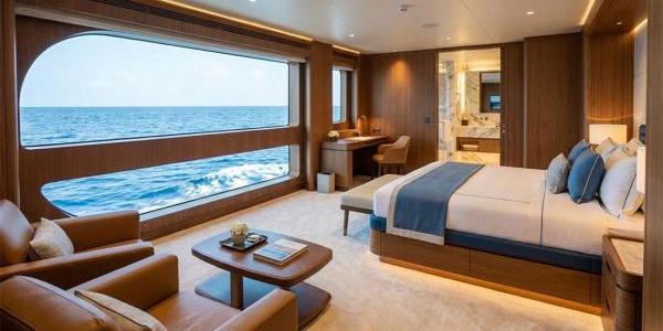 Catamaran Mega Yacht 120m Cabin
